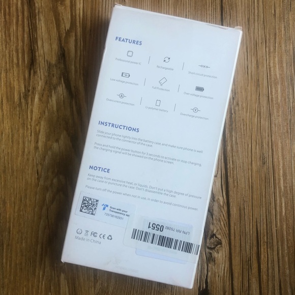 battery case for iphone 6+, 6S+, 7+, 8+ - Picture 2 of 5